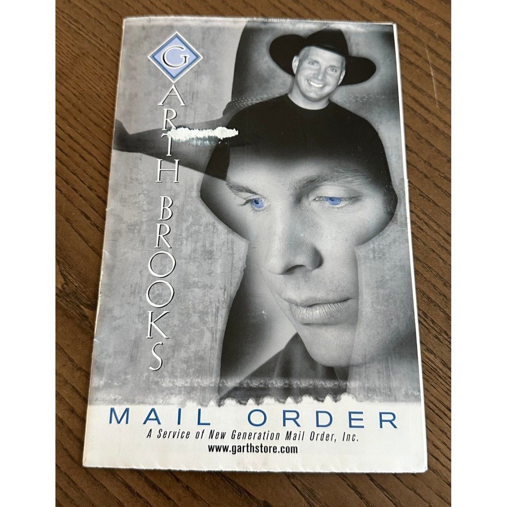 Vtg Garth Brooks Mail Order Catalog 1990s Country‎ Music Memorabilia Merchandise